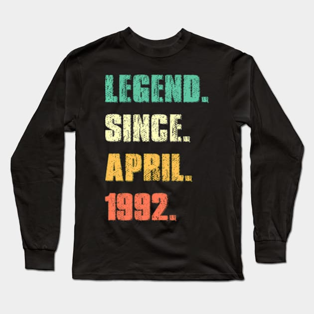 Legend Since April 1992 32Th 32 Long Sleeve T-Shirt by Ro Go Dan